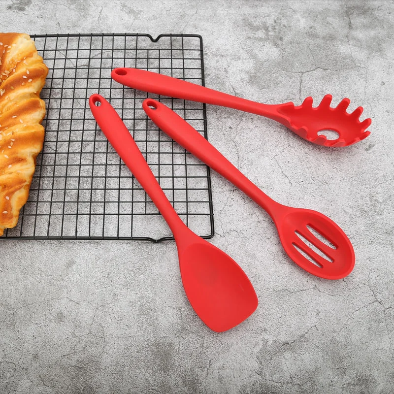 10pcs Minimalist Non-stick Safe Silicone Cooking Utensils Tools
