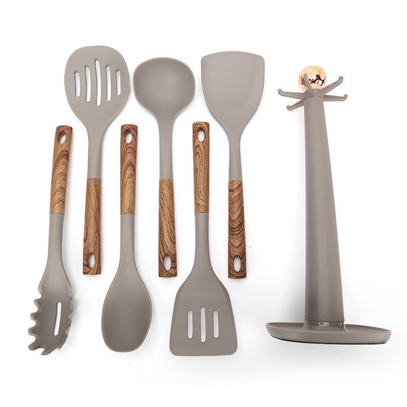 Colher Turner de Silicone Skimmer Concha de Sopa Utensílios de Cozinha